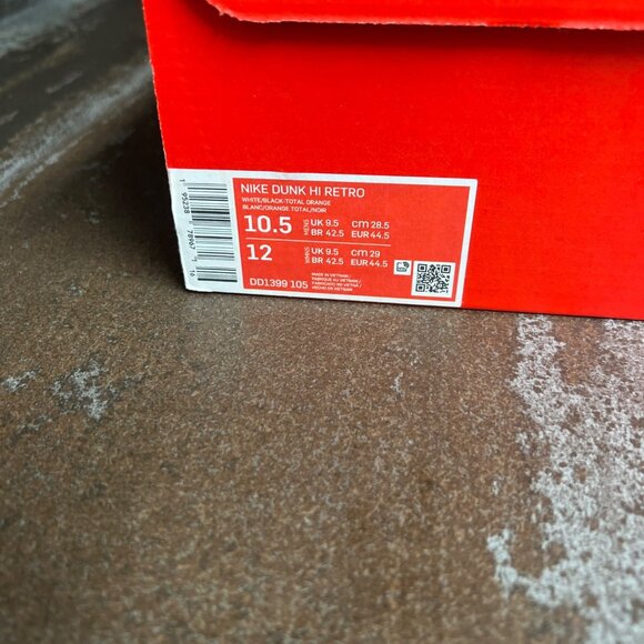 Nike Dunk High Black White (2021) Size 10.5- DD1399-105 - Picture 13 of 14
